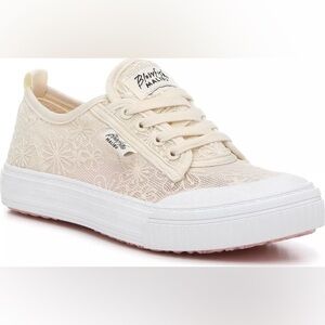Blowfish Malibu Women's "Afterglow" Cream Floral Sneakers - Wedding, Lace